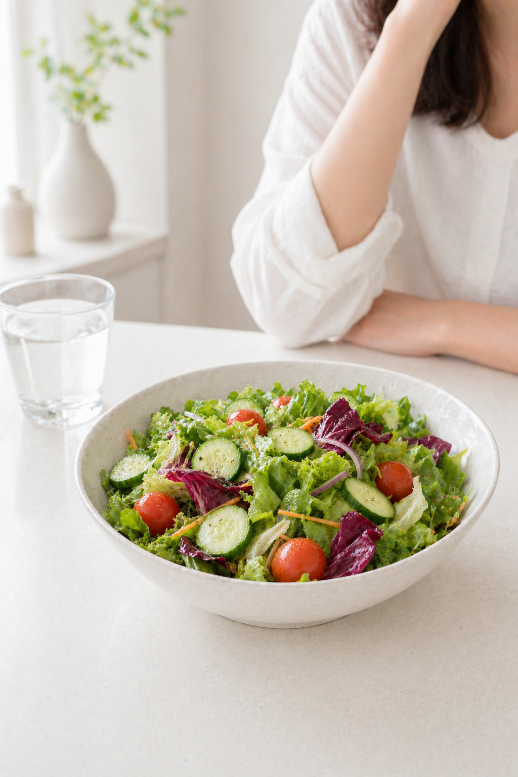 食事管理に悩む女性